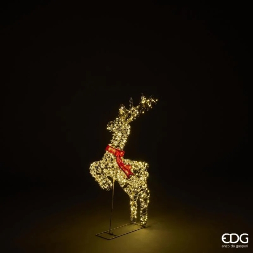 Декор Олень 400 мікроламп LED висота 72см, Enzo De Gasperi (EDG Italy) 46944 / Новорічний декор № 2
