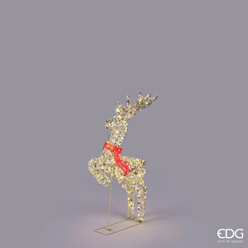 Декор Олень 400 мікроламп LED висота 72см, Enzo De Gasperi (EDG Italy) 46944 / Новорічний декор № 4