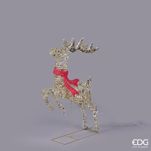 Декор Олень 720 мікроламп LED висота 93см, Enzo De Gasperi (EDG Italy) 46951 / Новорічний декор № 3