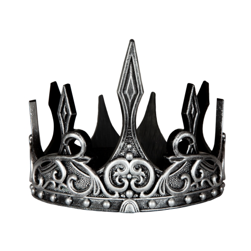 Средневековая корона, цвет серебристо-черный, Great Pretenders (11560) / Товары для праздника