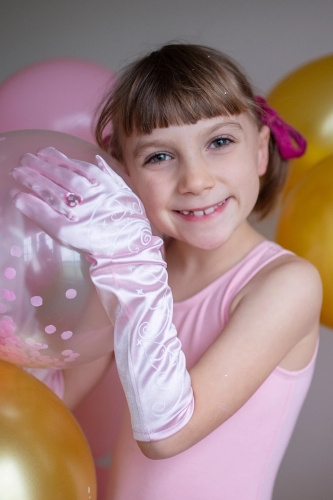 Princess Gloves, Light Pink, Great Pretenders (22510) / Party Supplies № 2