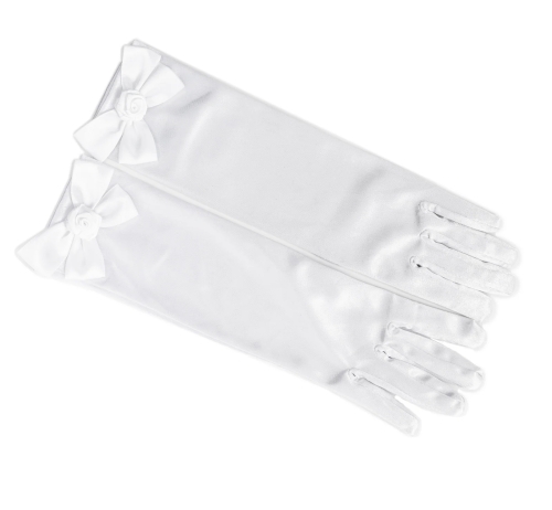 Princess Gloves, White, Great Pretenders (22600) / Party Supplies Kids Republic Princess Gloves, White, Great Pretenders (22600) / Party Supplies