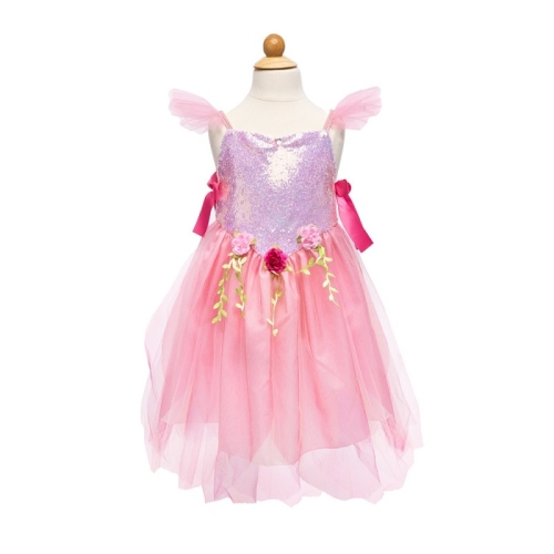 Pink Sequin Tunic Fairy Tale, US 3-4, Great Pretenders (30223) / Party Supplies