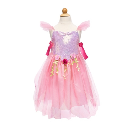 Pink Sequin Tunic Fairy Tale, US 5-6, Great Pretenders (30225) / Party Supplies Kids Republic Pink Sequin Tunic Fairy Tale, US 5-6, Great Pretenders (30225) / Party Supplies
