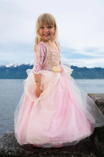 Princess Dress Pink Rose, Size US 5-6, Great Pretenders (31725) / Party Supplies Kids Republic Princess Dress Pink Rose, Size US 5-6, Great Pretenders (31725) / Party Supplies