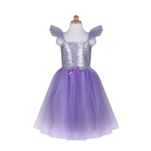 Princess Sequin Dress, Lilac, US 7-8, Great Pretenders (32337) / Party Supplies