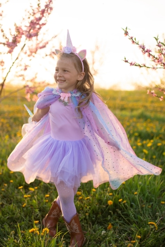 Great Pretenders Cape and Headband Set, Multicolor, Size US 4-6 (51425) / Party Supplies № 4 Kids Republic Great Pretenders Cape and Headband Set, Multicolor, Size US 4-6 (51425) / Party Supplies № 4