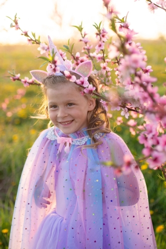Great Pretenders Cape and Headband Set, Multicolor, Size US 4-6 (51425) / Party Supplies № 6 Kids Republic Great Pretenders Cape and Headband Set, Multicolor, Size US 4-6 (51425) / Party Supplies № 6