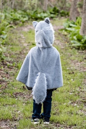 Cape Wolf size US 4-6, Great Pretenders (57565) / Party Supplies № 8 Kids Republic Cape Wolf size US 4-6, Great Pretenders (57565) / Party Supplies № 8