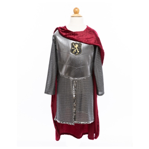 Silver Knight with Cape Set, Size US 5-6, Great Pretenders (61865) / Party Supplies Kids Republic Silver Knight with Cape Set, Size US 5-6, Great Pretenders (61865) / Party Supplies