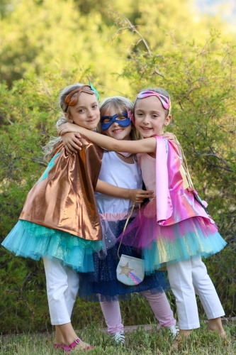 Superstar Skirt Cape Mask Set, Pink/Blue US 4-6, Great Pretenders (67885) / Party Supplies № 7 Kids Republic Superstar Skirt Cape Mask Set, Pink/Blue US 4-6, Great Pretenders (67885) / Party Supplies № 7