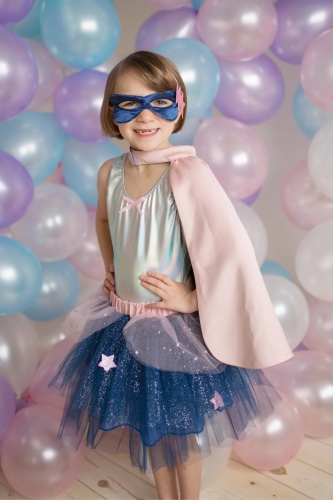 Superstar Skirt Cape Mask Set, Pink/Blue US 4-6, Great Pretenders (67885) / Party Supplies № 9 Kids Republic Superstar Skirt Cape Mask Set, Pink/Blue US 4-6, Great Pretenders (67885) / Party Supplies № 9