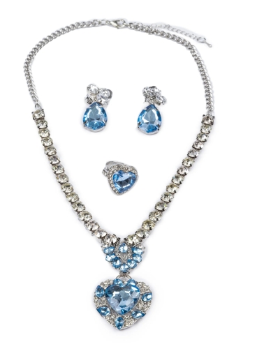 Комплект Мерилін, синій-сріблястий, 4 штуки, Great Pretenders (85011) / Все для свята Kids Republic Комплект Мерилін, синій-сріблястий, 4 штуки, Great Pretenders (85011) / Все для свята