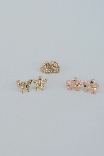 Набір сережки-гвоздики, 3шт, Great Pretenders (90604) / Все для свята № 3 Kids Republic Набір сережки-гвоздики, 3шт, Great Pretenders (90604) / Все для свята № 3