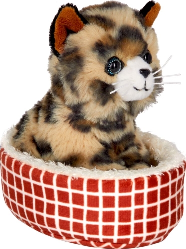 Мяка іграшка кішечка Клео у кошику, Spiegelburg (17625) / Мякі іграшки Kids Republic Мяка іграшка кішечка Клео у кошику, Spiegelburg (17625) / Мякі іграшки