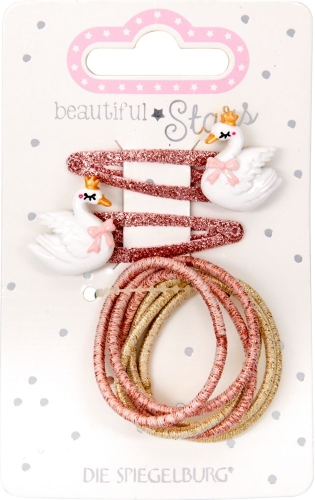 Hair Jewelry Set Swan Beautiful Stars, Spiegelburg (18711) / Makeup for Kids Kids Republic Hair Jewelry Set Swan Beautiful Stars, Spiegelburg (18711) / Makeup for Kids