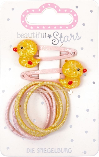 Hair ornament set Duckling Beautiful Stars, Spiegelburg (18712) / Makeup for Kids № 2 Kids Republic Hair ornament set Duckling Beautiful Stars, Spiegelburg (18712) / Makeup for Kids № 2