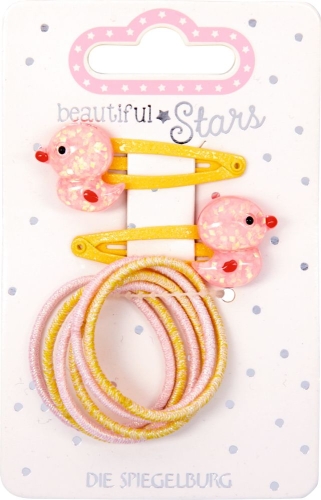 Hair ornament set Duckling Beautiful Stars, Spiegelburg (18712) / Makeup for Kids № 4 Kids Republic Hair ornament set Duckling Beautiful Stars, Spiegelburg (18712) / Makeup for Kids № 4