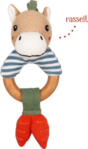 Игрушка-погремушка Конек, серия Little Wonder, Spiegelburg (21851) / Погремушки № 2 Kids Republic Игрушка-погремушка Конек, серия Little Wonder, Spiegelburg (21851) / Погремушки № 2