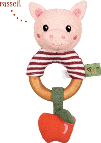 Игрушка-погремушка Свинка, серия Little Wonder, Spiegelburg (21852) / Погремушки № 2