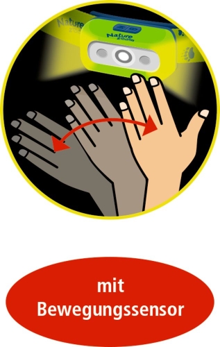 Headlamp with motion sensor Nature Zoom, Spiegelburg (21952) / Nightlights and Lamps № 3