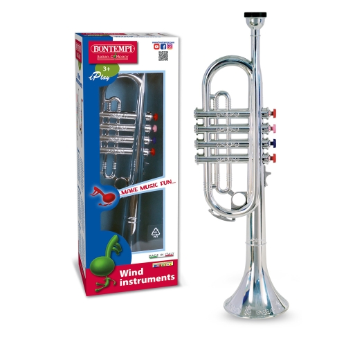 Trumpet with 4 colored keys, Bontempi (324231) / Musical Instruments № 2 Kids Republic Trumpet with 4 colored keys, Bontempi (324231) / Musical Instruments № 2