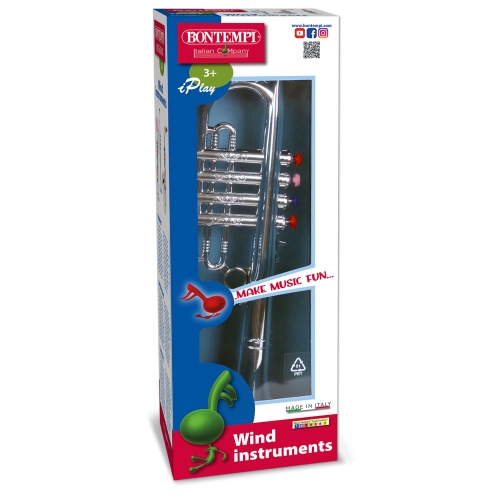 Trumpet with 4 colored keys, Bontempi (324231) / Musical Instruments № 3 Kids Republic Trumpet with 4 colored keys, Bontempi (324231) / Musical Instruments № 3