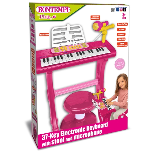 Childrens electronic piano with microphone (31 keys), Bontempi (133771) / Musical Instruments № 3 Kids Republic Childrens electronic piano with microphone (31 keys), Bontempi (133771) / Musical Instruments № 3