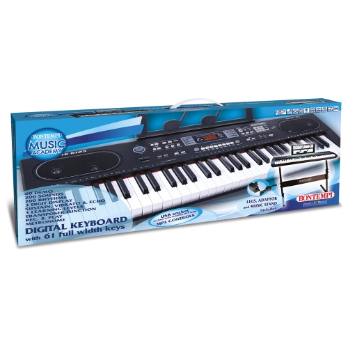 Childrens electronic piano (61 keys), Bontempi (166125) / Musical Instruments № 4 Kids Republic Childrens electronic piano (61 keys), Bontempi (166125) / Musical Instruments № 4