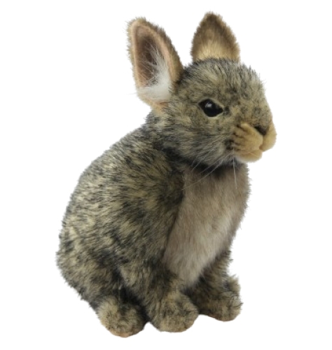 Plush Toy Pygmy Rabbit, L. 18cm, HANSA (8130)