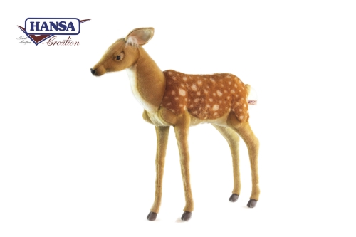 Мягкая игрушка Пятнистый олененок длина 70см, Hansa (3433) / Мягкие игрушки № 2