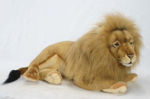 Мяка іграшка Лев, що лежить довжина 60см, Hansa (3602) / Мякі іграшки № 2 Kids Republic Мяка іграшка Лев, що лежить довжина 60см, Hansa (3602) / Мякі іграшки № 2
