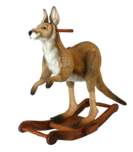 Kangaroo swing, length 85 cm, Hansa (4268) / Plush Toys