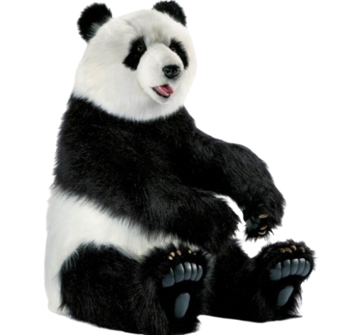 Plush Toy Panda, sitting height 100 cm, Hansa (4497) / Plush Toys Kids Republic Plush Toy Panda, sitting height 100 cm, Hansa (4497) / Plush Toys