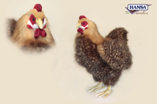 Plush Toy Chicken height 35cm, Hansa (4588) / Plush Toys № 2 Kids Republic Plush Toy Chicken height 35cm, Hansa (4588) / Plush Toys № 2