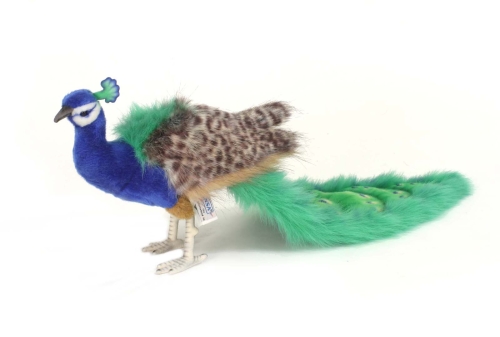 Plush Toy Peacock height 24cm, Hansa (5433) / Plush Toys № 2