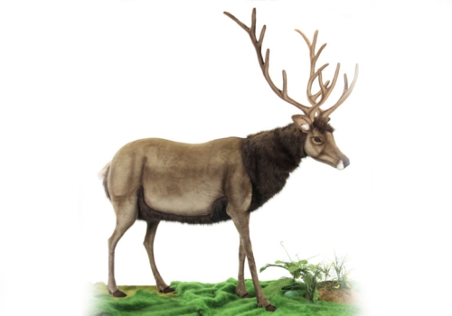 Plush Toy Deer height 200cm, Hansa (5979) / Plush Toys № 2 Kids Republic Plush Toy Deer height 200cm, Hansa (5979) / Plush Toys № 2