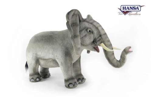 Мяка іграшка Слон, серія Animal Seat довжина 106см, Hansa (6081) / Мякі іграшки № 2 Kids Republic Мяка іграшка Слон, серія Animal Seat довжина 106см, Hansa (6081) / Мякі іграшки № 2