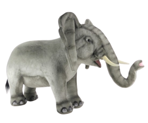 Мяка іграшка Слон, серія Animal Seat довжина 106см, Hansa (6081) / Мякі іграшки Kids Republic Мяка іграшка Слон, серія Animal Seat довжина 106см, Hansa (6081) / Мякі іграшки