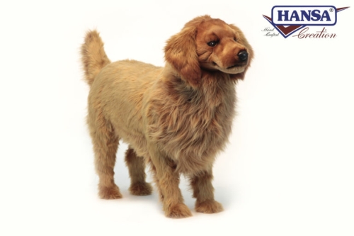 Plush Toy Golden retriever, Animal Seat series, length 100 cm, Hansa (6346) / Plush Toys № 2 Kids Republic Plush Toy Golden retriever, Animal Seat series, length 100 cm, Hansa (6346) / Plush Toys № 2