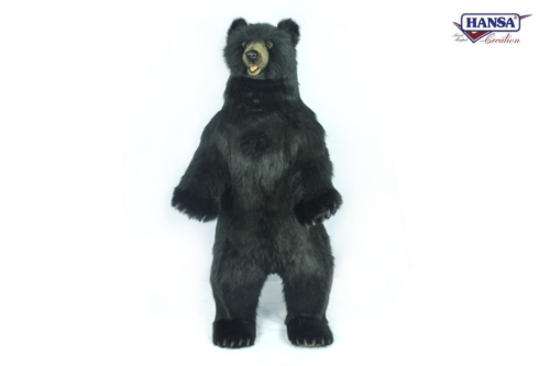 Plush Toy Black bear height 150 cm, Hansa (7164) / Plush Toys № 2 Kids Republic Plush Toy Black bear height 150 cm, Hansa (7164) / Plush Toys № 2