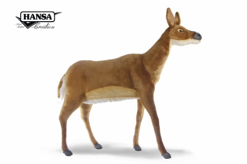 Plush Toy White-tailed deer (female) length 120 cm, Hansa (7510) / Plush Toys № 2 Kids Republic Plush Toy White-tailed deer (female) length 120 cm, Hansa (7510) / Plush Toys № 2