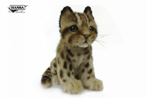 Мягкая игрушка Котенок леопарда Шиху длина 22см, Hansa (7739) / Мягкие игрушки № 2 Kids Republic Мягкая игрушка Котенок леопарда Шиху длина 22см, Hansa (7739) / Мягкие игрушки № 2