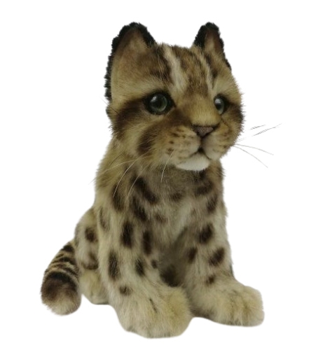 Мягкая игрушка Котенок леопарда Шиху длина 22см, Hansa (7739) / Мягкие игрушки Kids Republic Мягкая игрушка Котенок леопарда Шиху длина 22см, Hansa (7739) / Мягкие игрушки