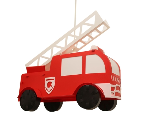 Стельова люстра для дитячої кімнати Пожежна машина, R&M Coudert (50108) / Sandbox Kids Republic Стельова люстра для дитячої кімнати Пожежна машина, R&M Coudert (50108) / Sandbox