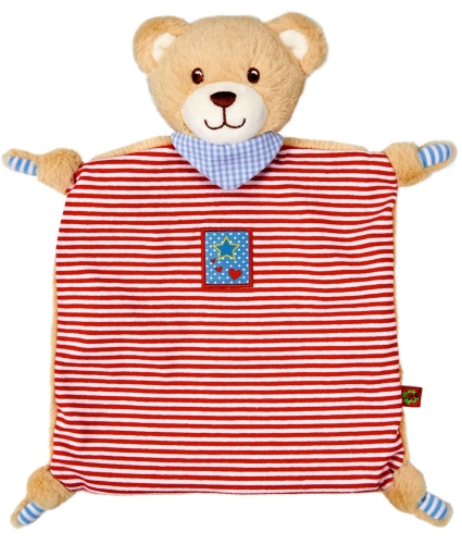 Ковдра для обіймашок Маленький ведмедик Baby Charm, червона 24х26см, Die Spiegelburg (68672) / Дитячі спальники та постіль Kids Republic Ковдра для обіймашок Маленький ведмедик Baby Charm, червона 24х26см, Die Spiegelburg (68672) / Дитячі спальники та постіль
