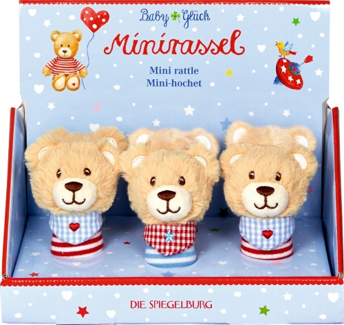 Міні-брязкальце Ведмедик, серія Baby Charm, Die Spiegelburg (68719) / Брязкальця № 4 Kids Republic Міні-брязкальце Ведмедик, серія Baby Charm, Die Spiegelburg (68719) / Брязкальця № 4