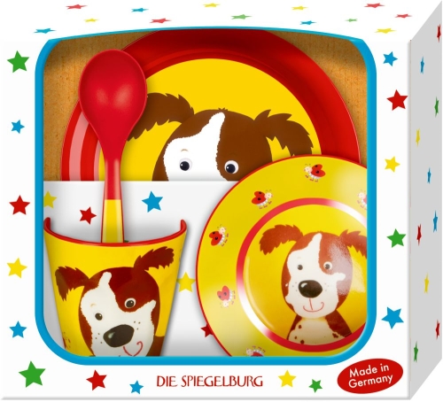 Подарочный набор посуды Песик, Die Spiegelburg (82500) / Наборы детской посуды Kids Republic Подарочный набор посуды Песик, Die Spiegelburg (82500) / Наборы детской посуды