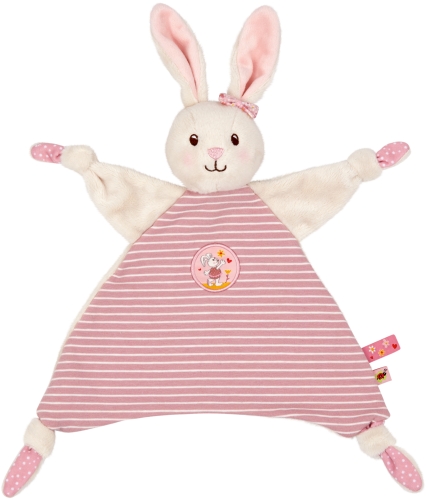 Blanket for hugs Rabbit Baby Charm, pink 29x35cm, Die Spiegelburg (85785) / Sleepers Kids Republic Blanket for hugs Rabbit Baby Charm, pink 29x35cm, Die Spiegelburg (85785) / Sleepers