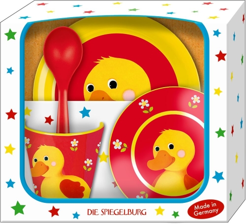 Подарунковий набір посуду Каченя, Die Spiegelburg (86621) / Набори посуду Kids Republic Подарунковий набір посуду Каченя, Die Spiegelburg (86621) / Набори посуду